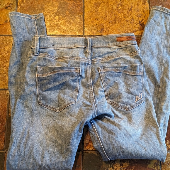 Blue Express Jeans Legging Mid Rise Size 0s - Picture 2 of 7